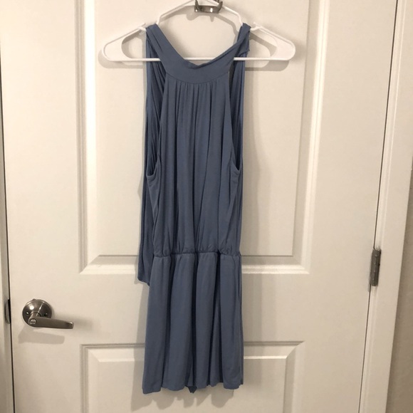 Pink Lily romper, open back, size small. - Picture 2 of 3